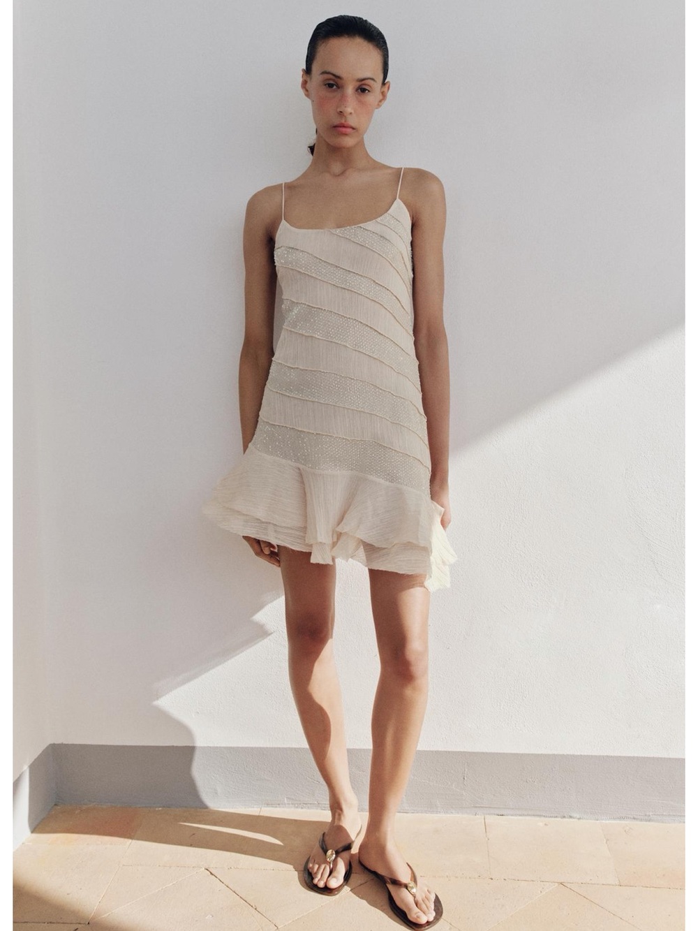 Zara Beaded Slip Dress